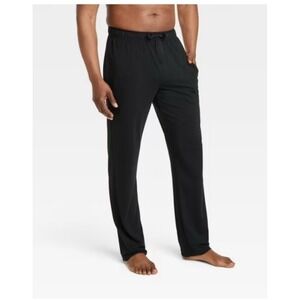 Goodfellow & Co-knit lounge pants- Pajama Pants w pockets-black ribbed~Large~NWT